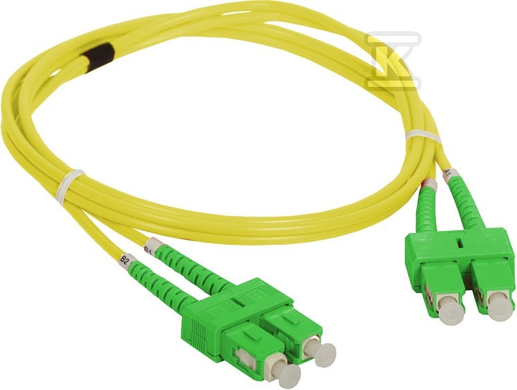 Patch cord SM SC/APC-SC/APC duplex - FOC-SCASCA-9SMD-1